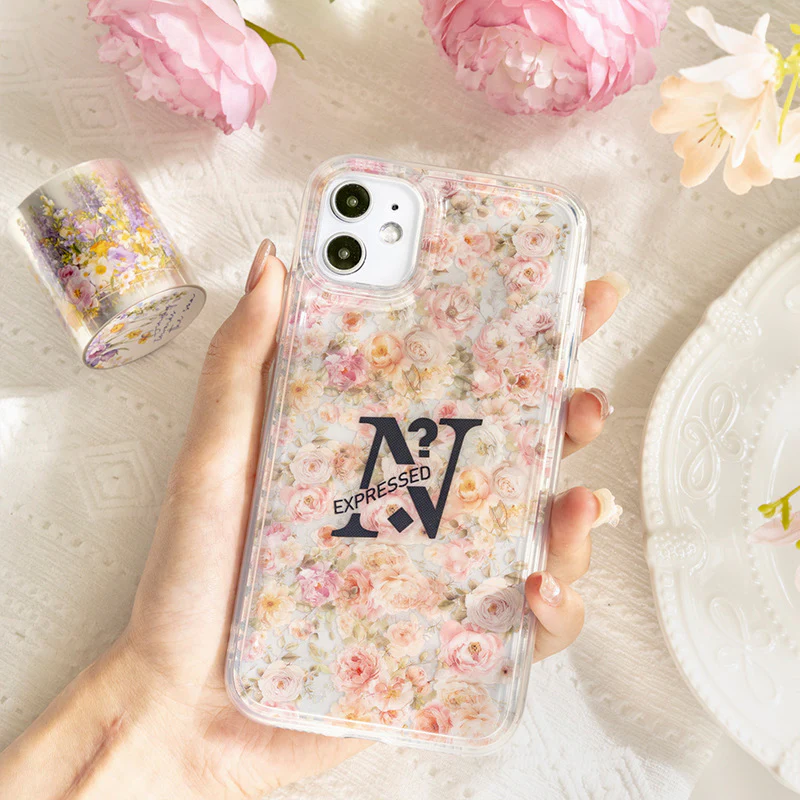 Floral Pattern Clear Masking Tapes