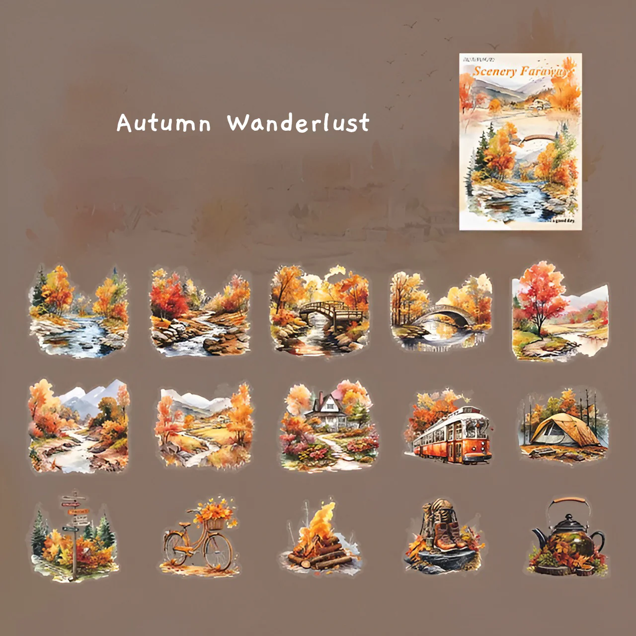 Scenery Faraway Travel Stickers