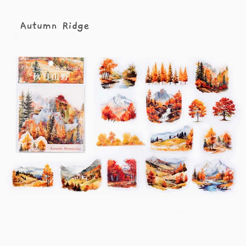 Seasonal Nature Clear Stickers