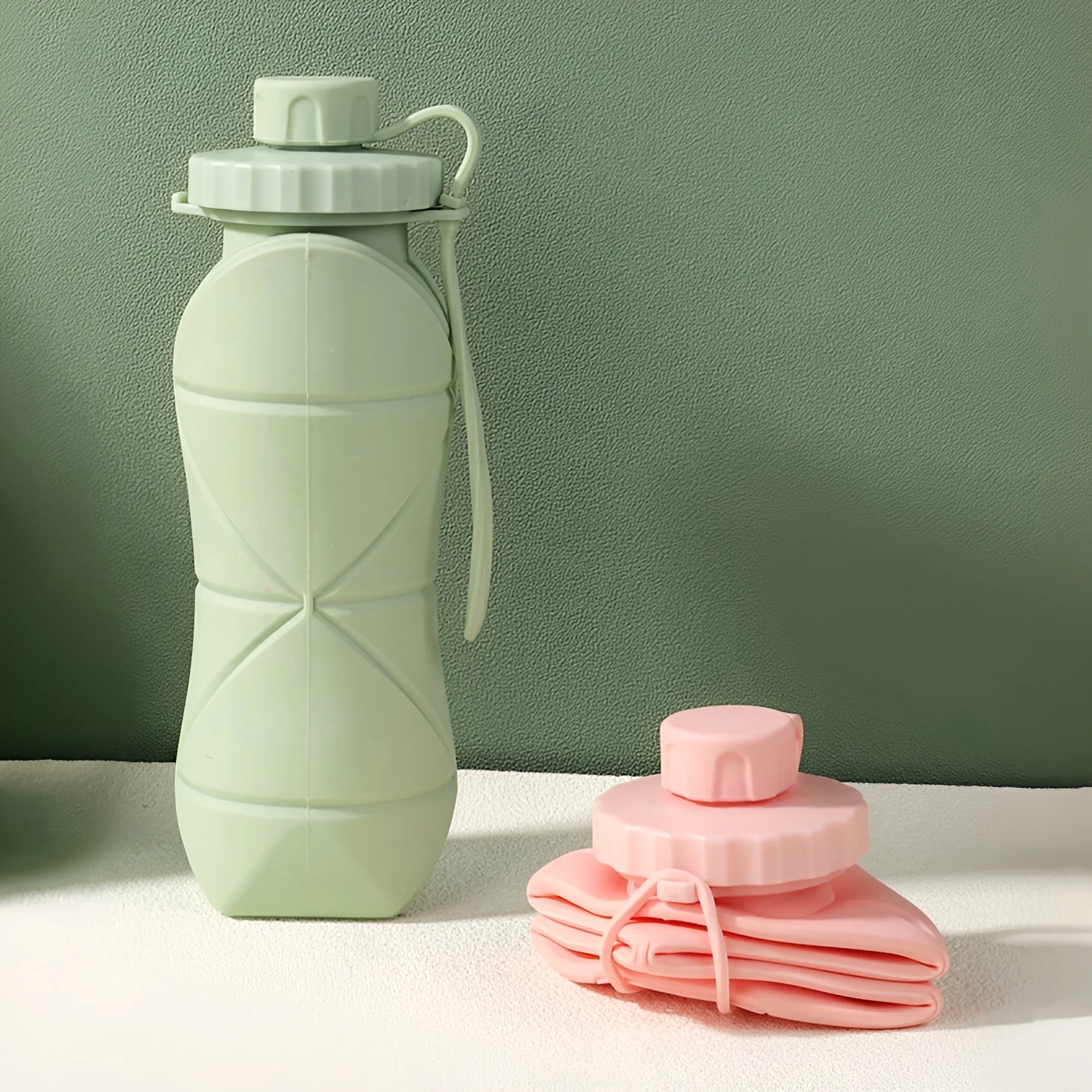 Collapsible Silicone Water Bottle