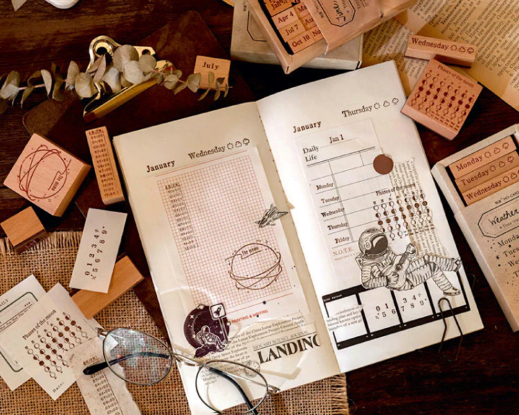 Daily Planner Stamps Set