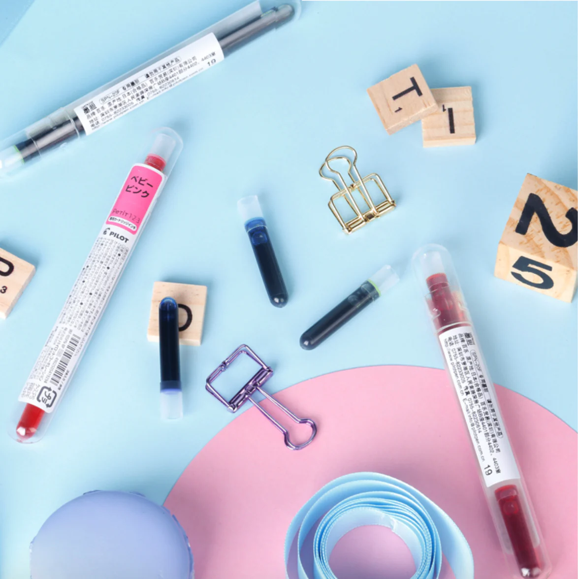 Mini Fountain Pen Cartridge Set of 3