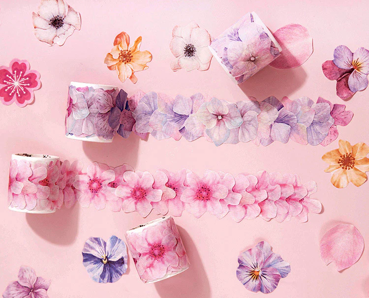 Floral Blossom Sticker Roll