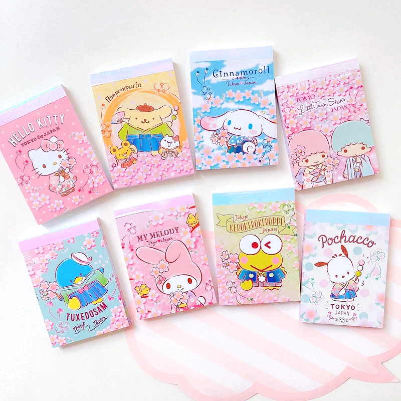 Sanrio Characters Memo Pad Sakura Hana