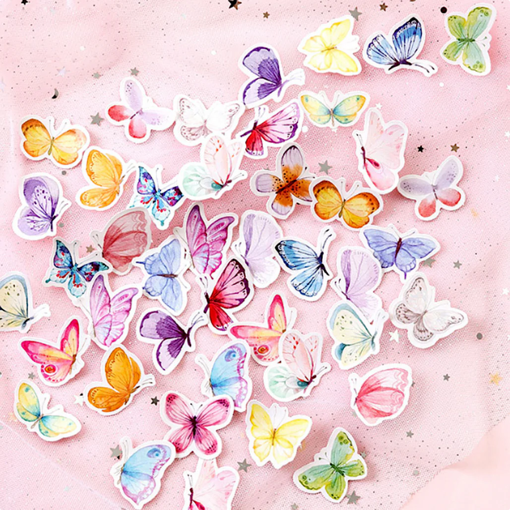 Flower Garden Paper Stickers