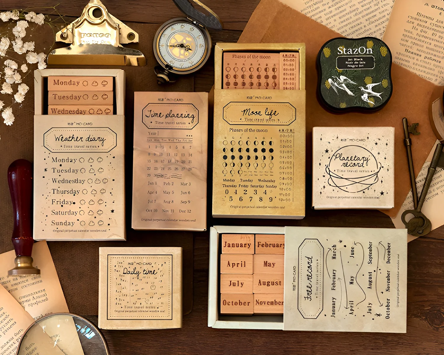 Daily Planner Stamps Set