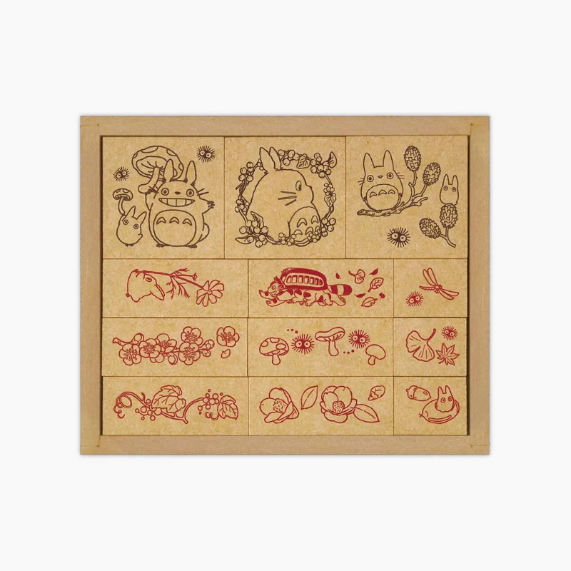 Fall Nature Character Stamp Set