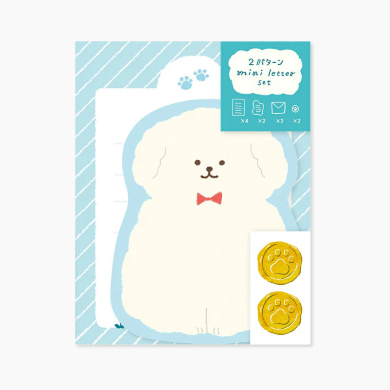 Furukawashiko My Biyori Die Cut Mini Letter Set - Dog