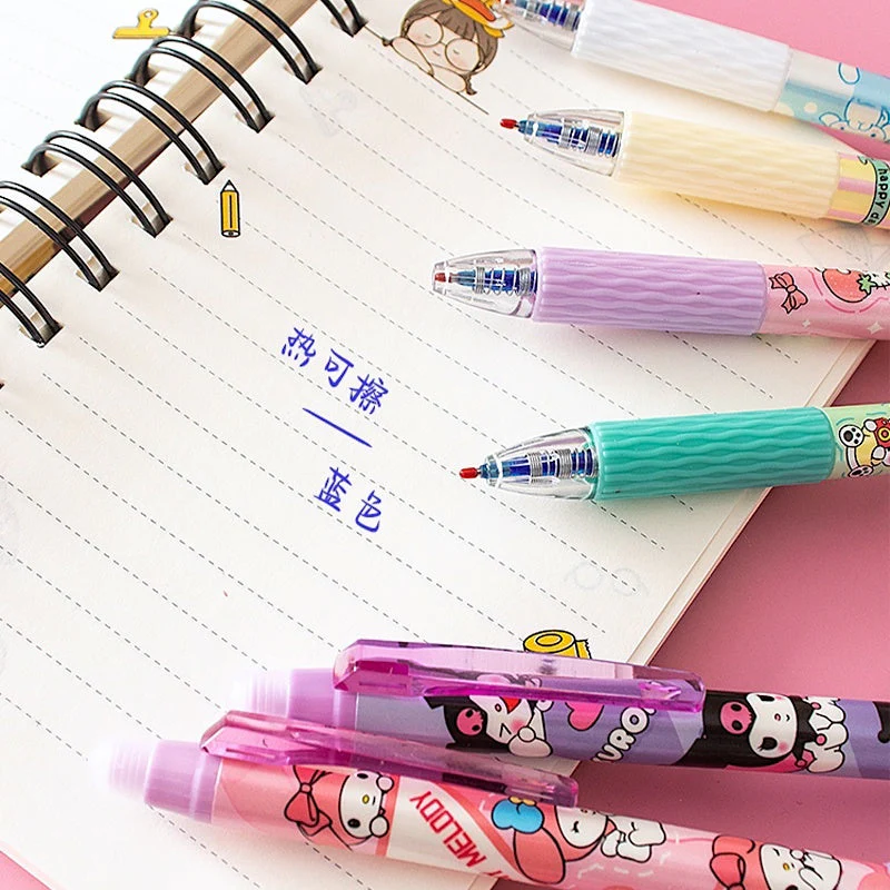 Sanrio Characters Erasable Gel Pen Set