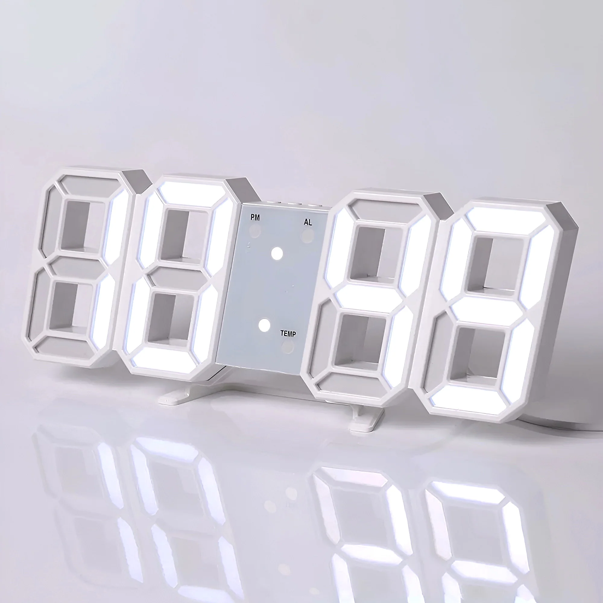 Digital LED Wall & Desk Alarm Clock