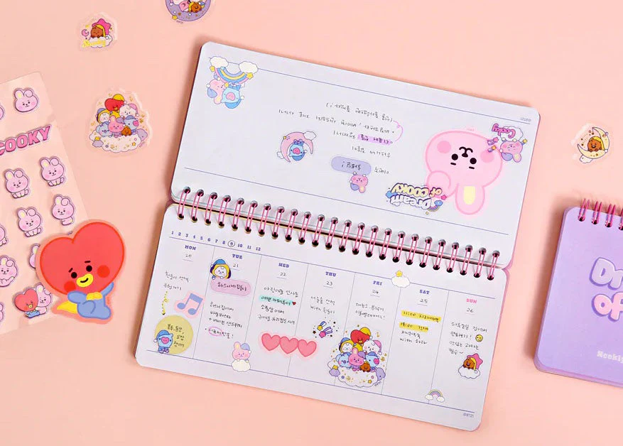 BT21 Baby Weekly Planner