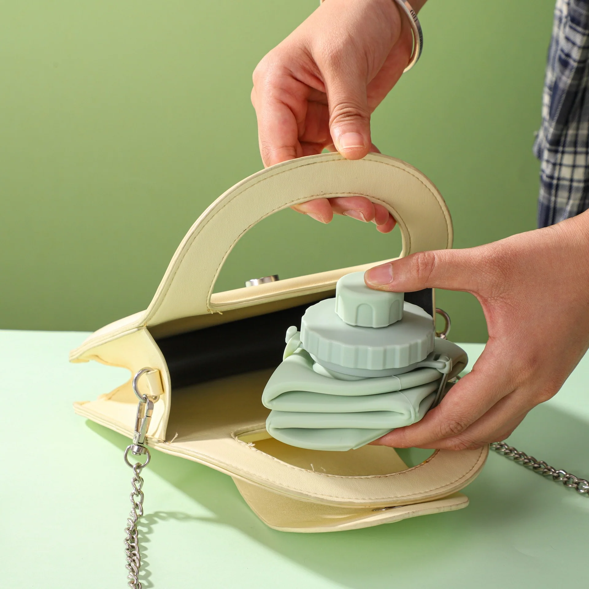 Collapsible Silicone Water Bottle