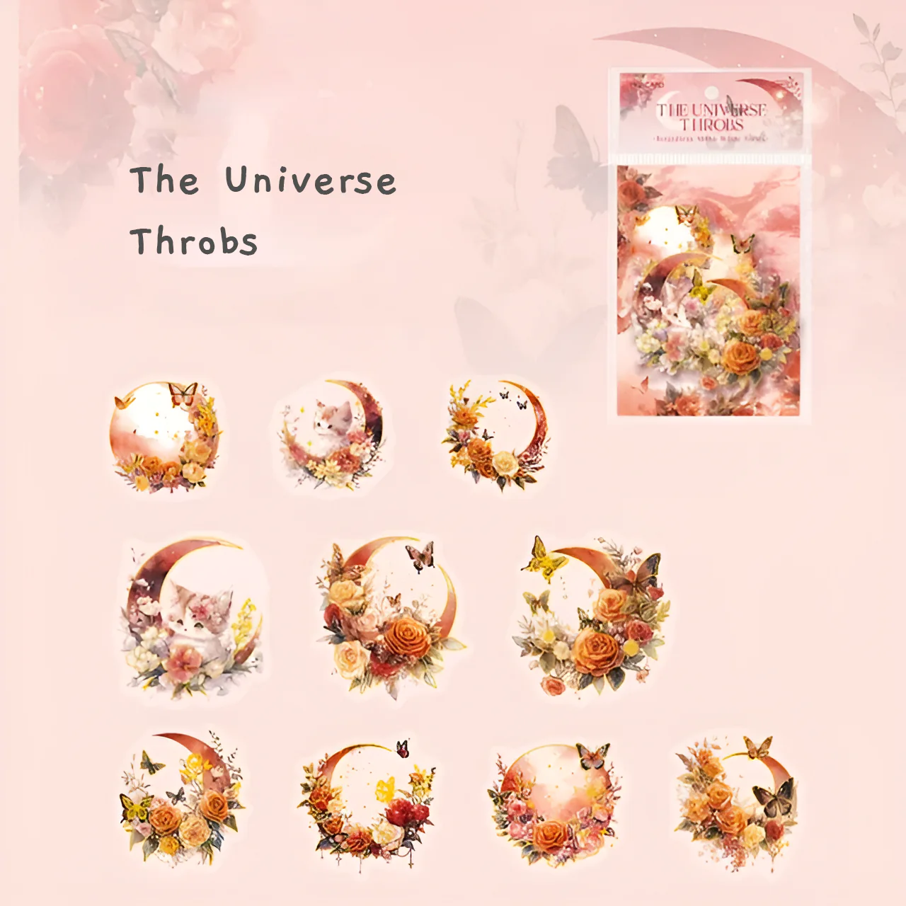 Enchanted Moon Holographic Stickers