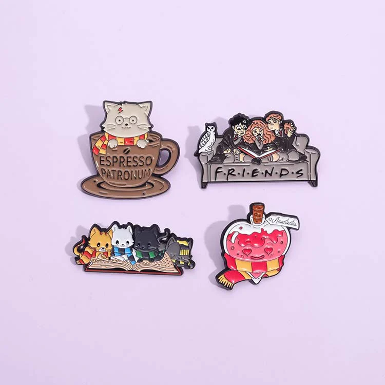Hogwarts Paws & Potions Enamel Pins