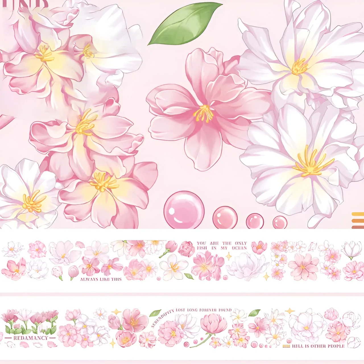 Holographic Sakura Clear Masking Tape
