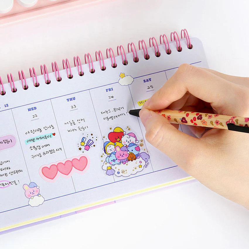 BT21 Baby Weekly Planner