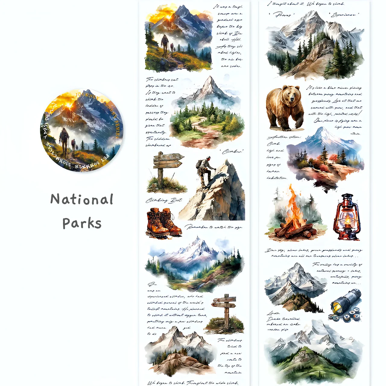 Nature Scenes Decorative Tape