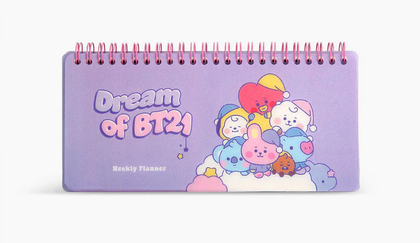 BT21 Baby Weekly Planner