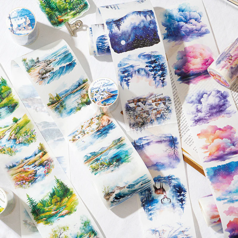 Nature Scenes Washi Tape Extra Large
