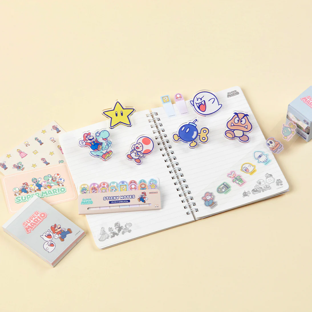 Sun Star & Nintendo Super Mario Notebook Limited Edition Mikata