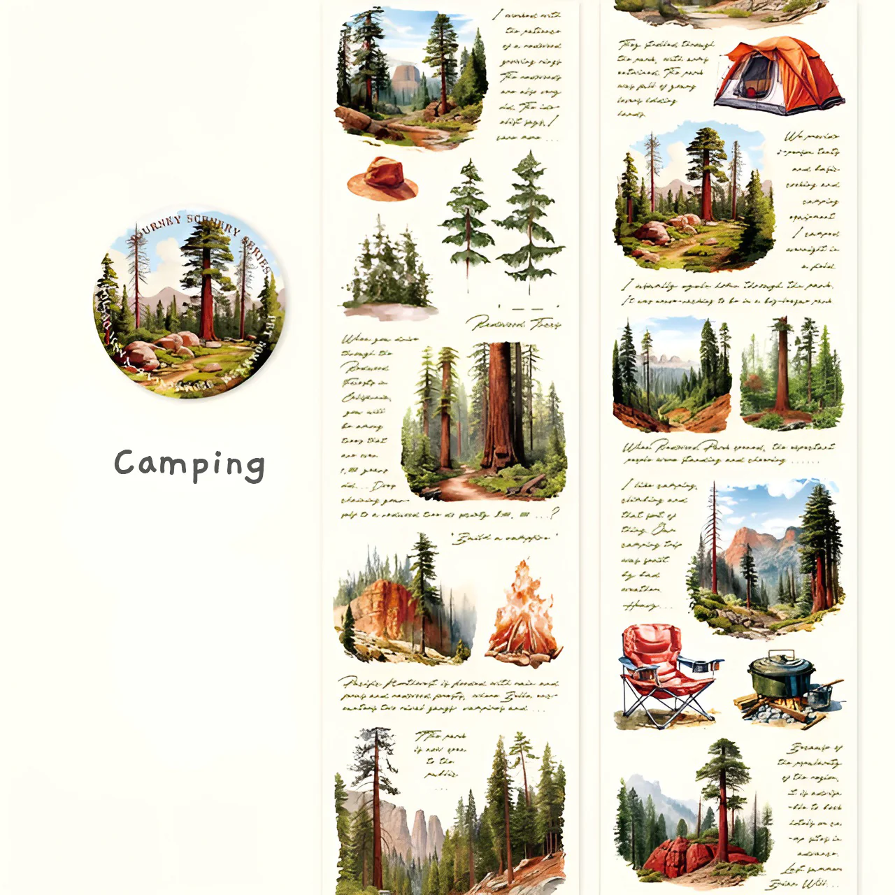 Nature Scenes Decorative Tape