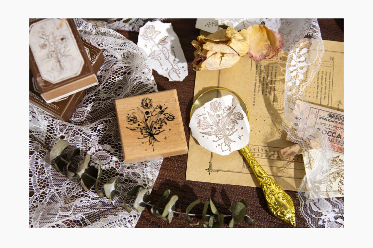 Blossom Impressions Wooden Stamps