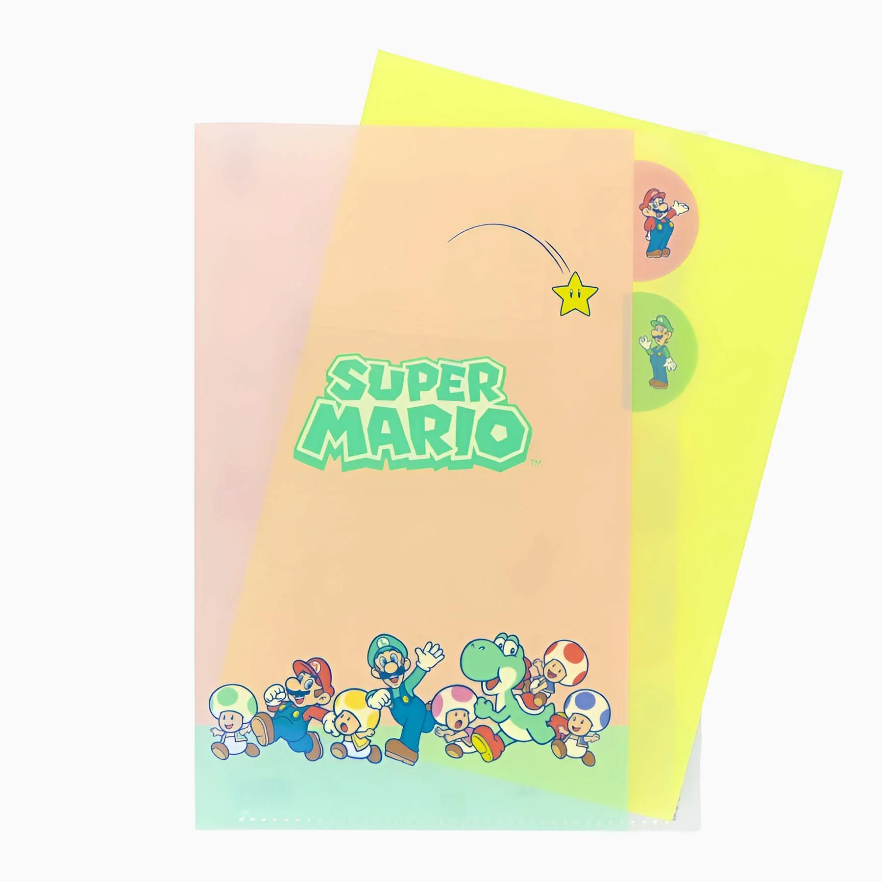 Sun Star & Nintendo Super Mario Folder With Dividers