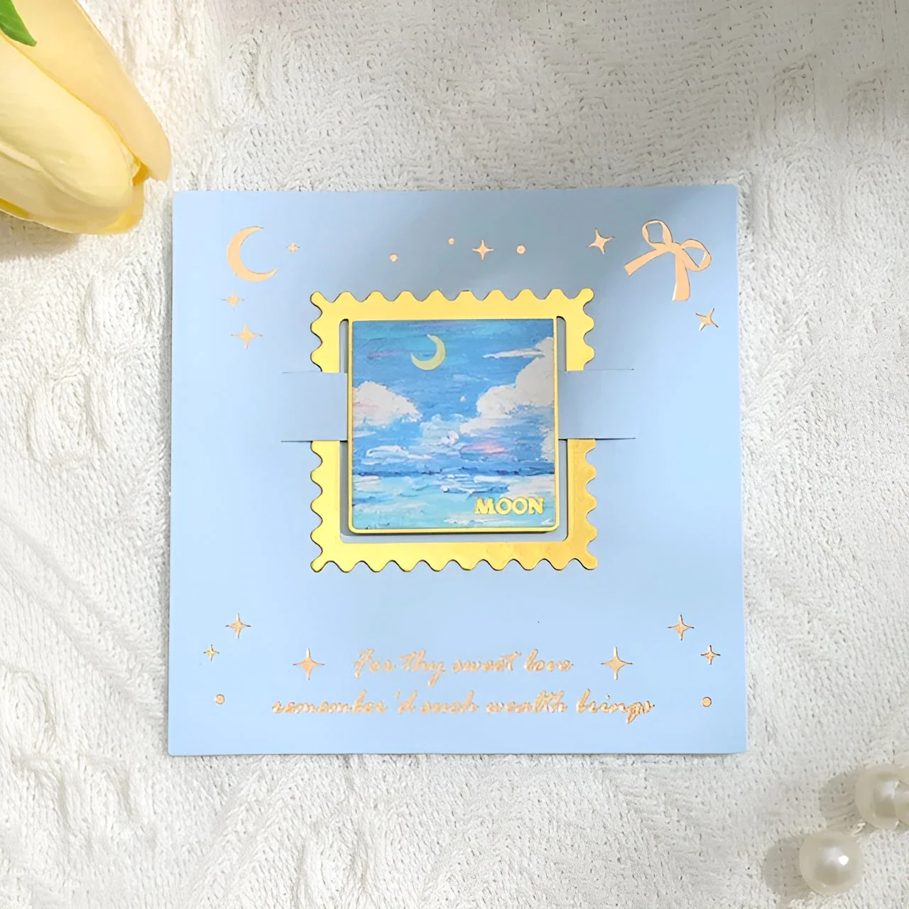 Elegant Scene Metallic Bookmark