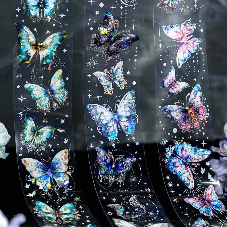 Galaxy Flies Transparent Tape