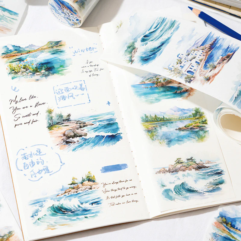 Nature Scenes Washi Tape Extra Large