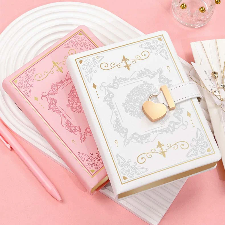 Blooming Secrets Heart Lock Journal