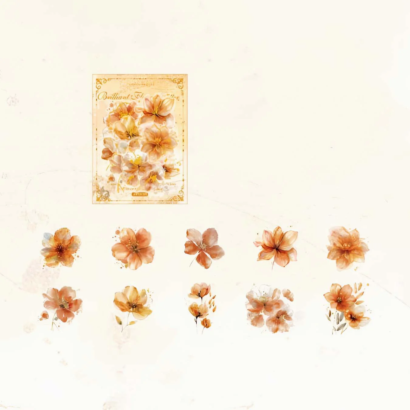 Blooming Shades Metallic Stickers