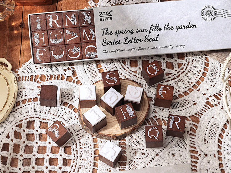 Fantasy Flowers and Numbers Stamp Set