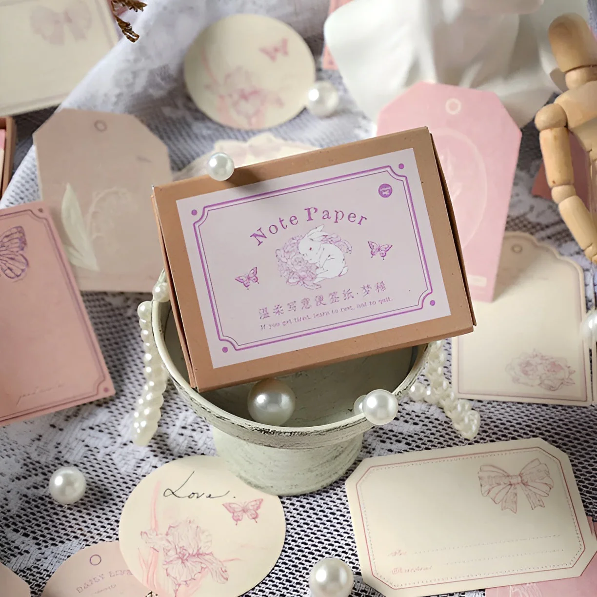 Textured Note Paper Set