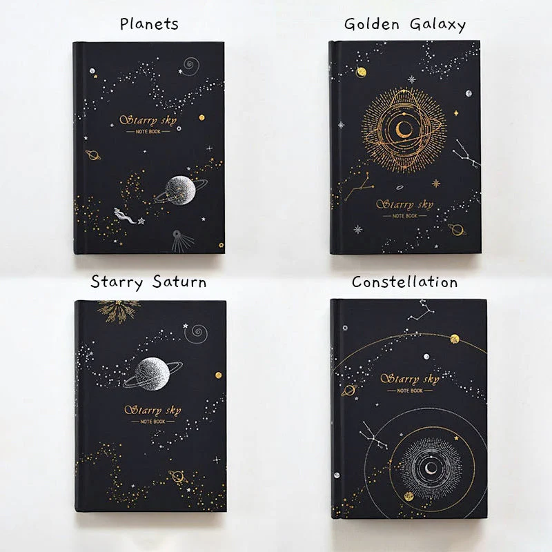 Galaxy Design Black Notebook