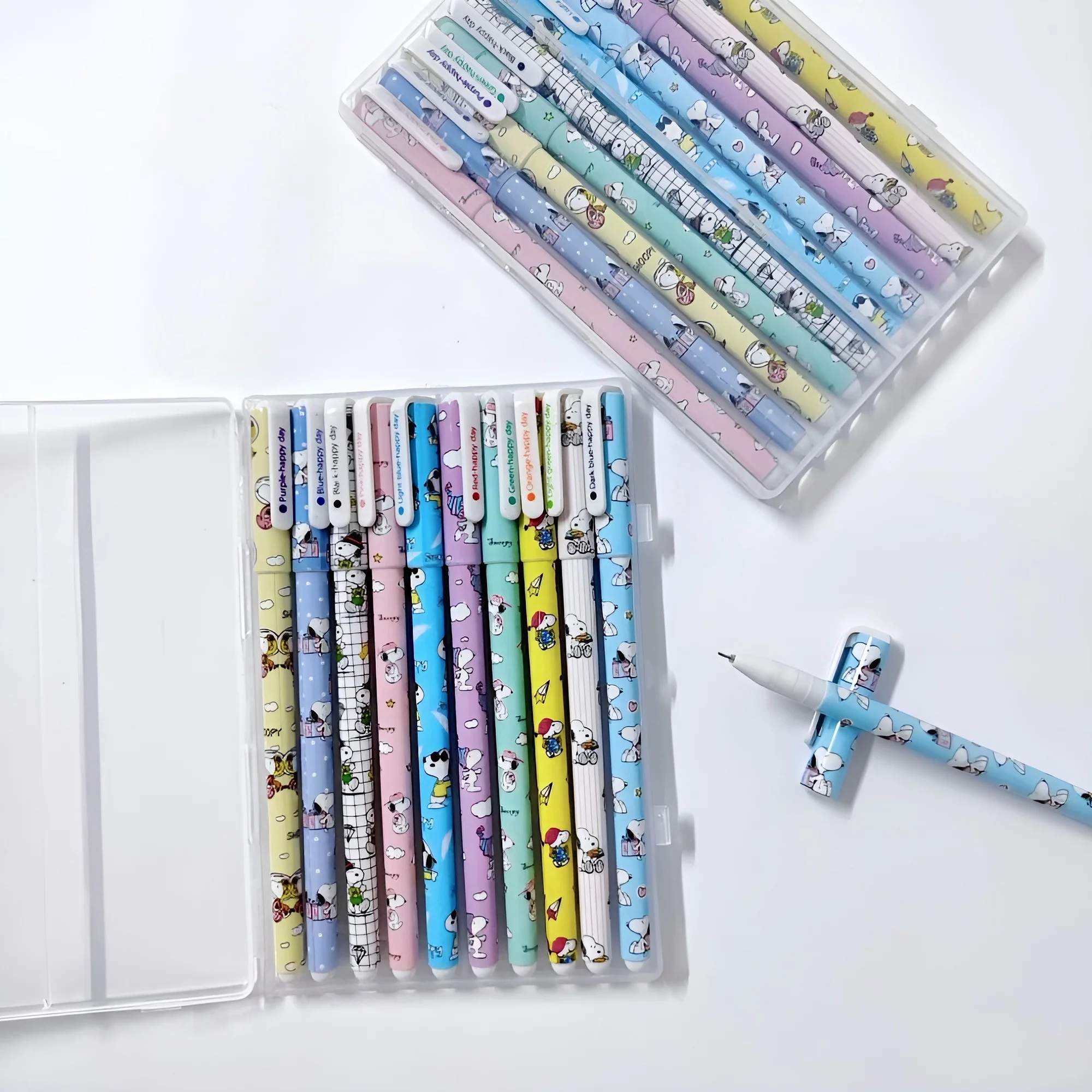Cute Snoopy Gel Ink Pens Set of 10