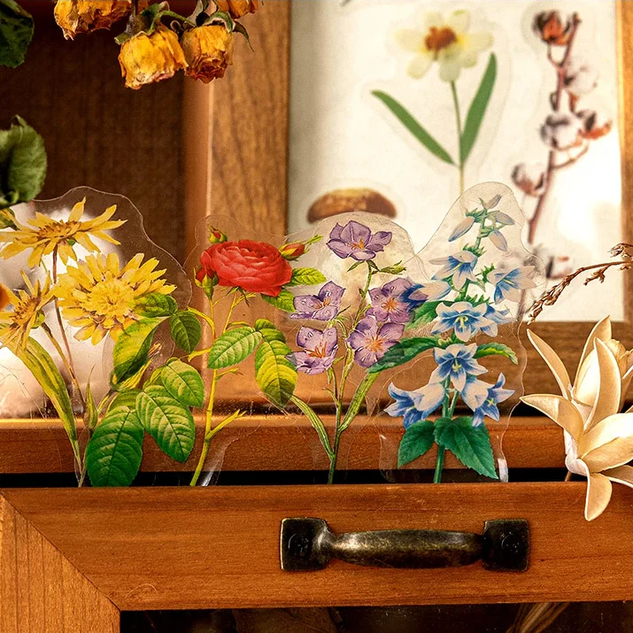 Garden Diary Flower Stickers