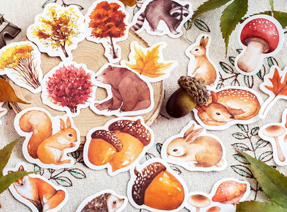 Autumn Forest Stickers
