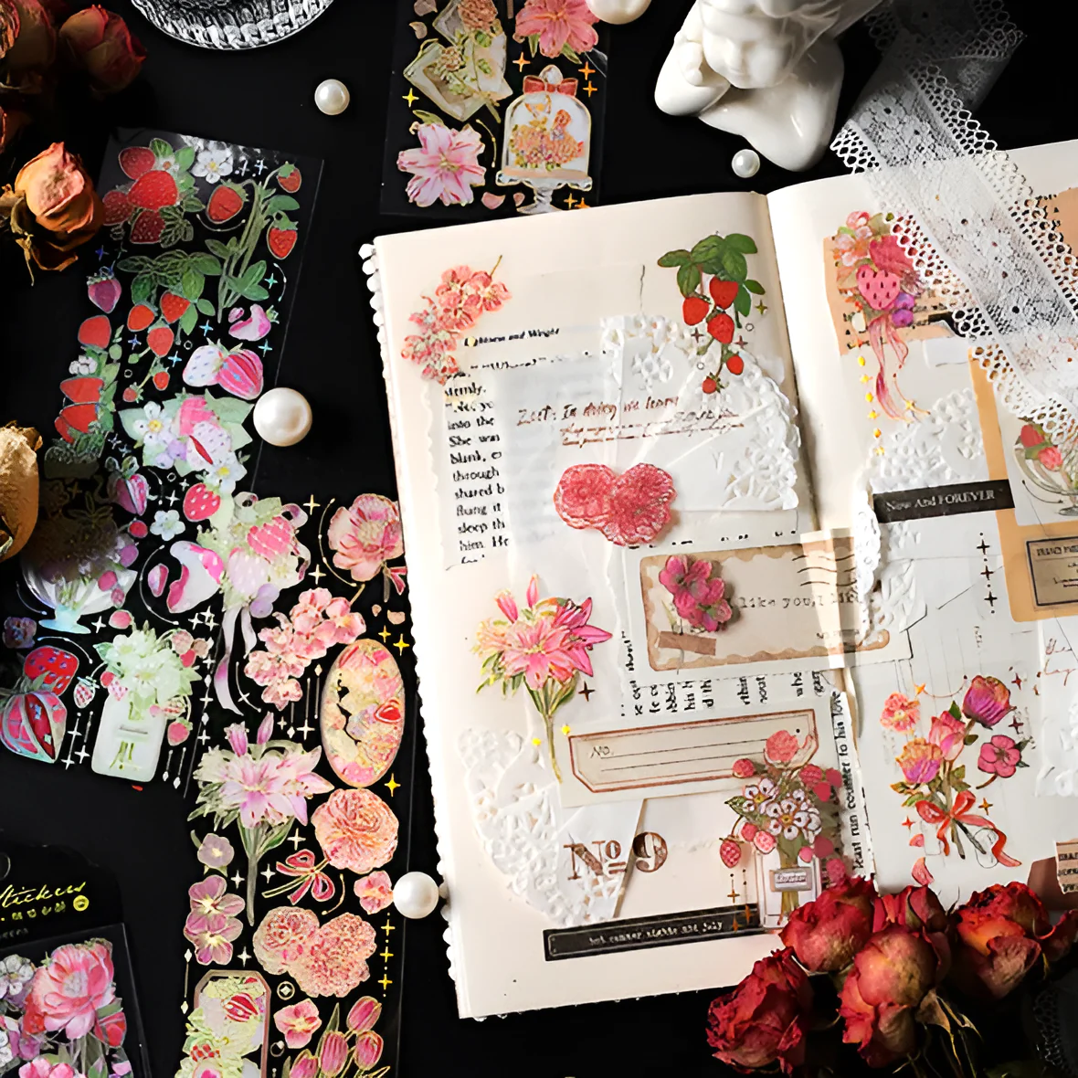 Floral Journaling Stickers