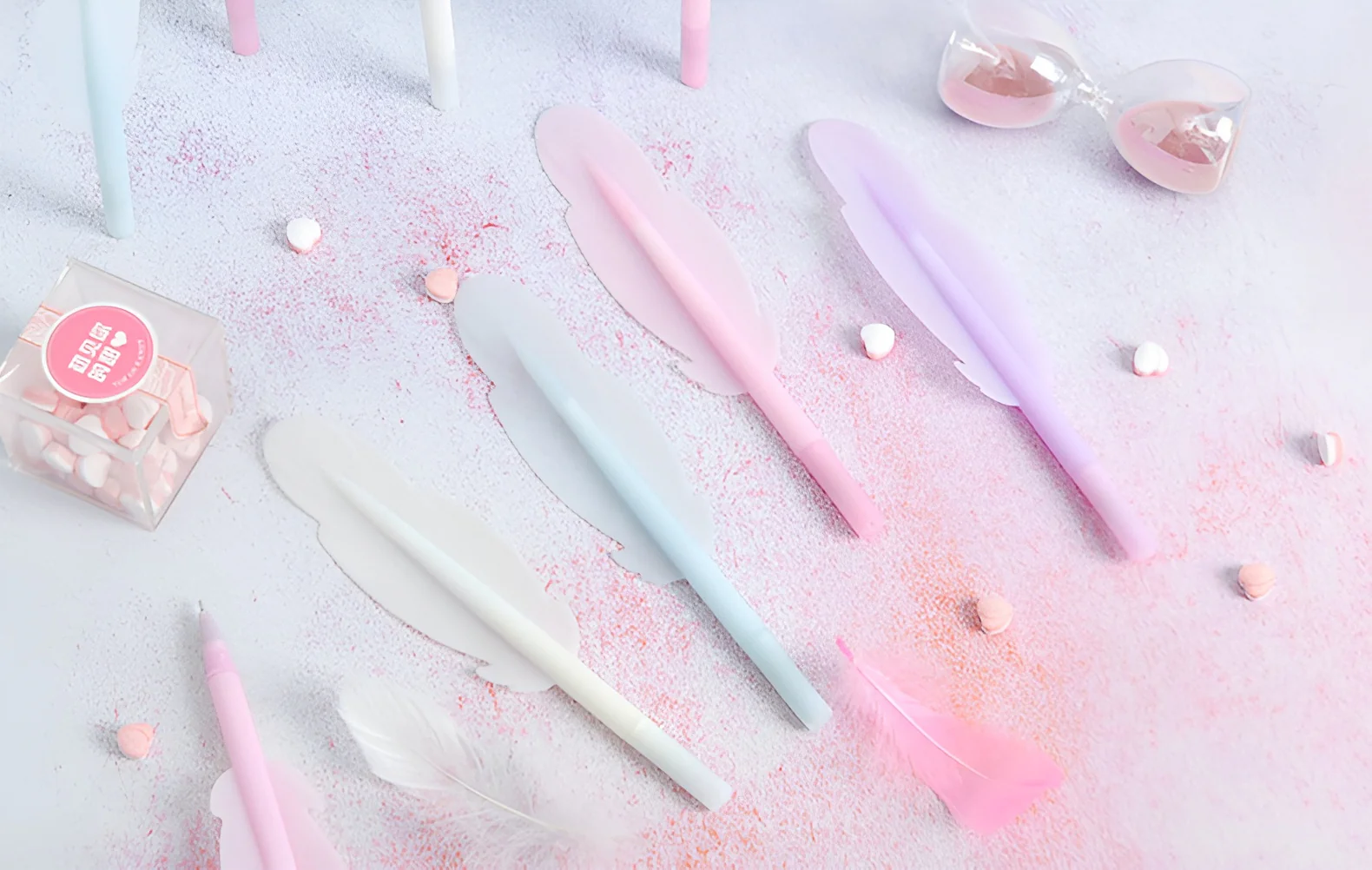 Fantasy Feather Pastel Gel Pen