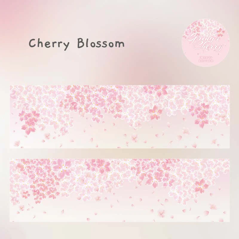 Spring Floral Clear Masking Tapes