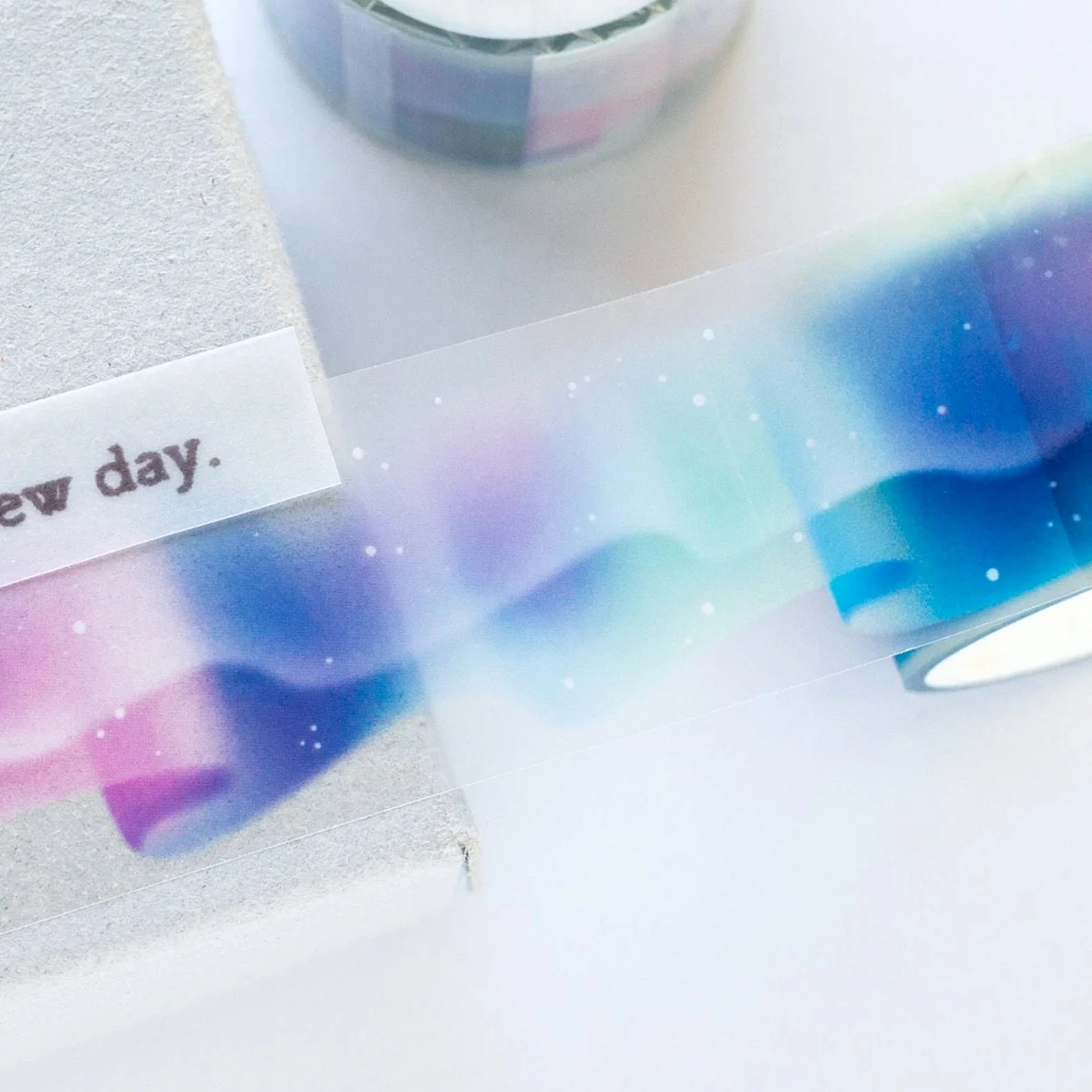 Clear Masking Tape Aurora