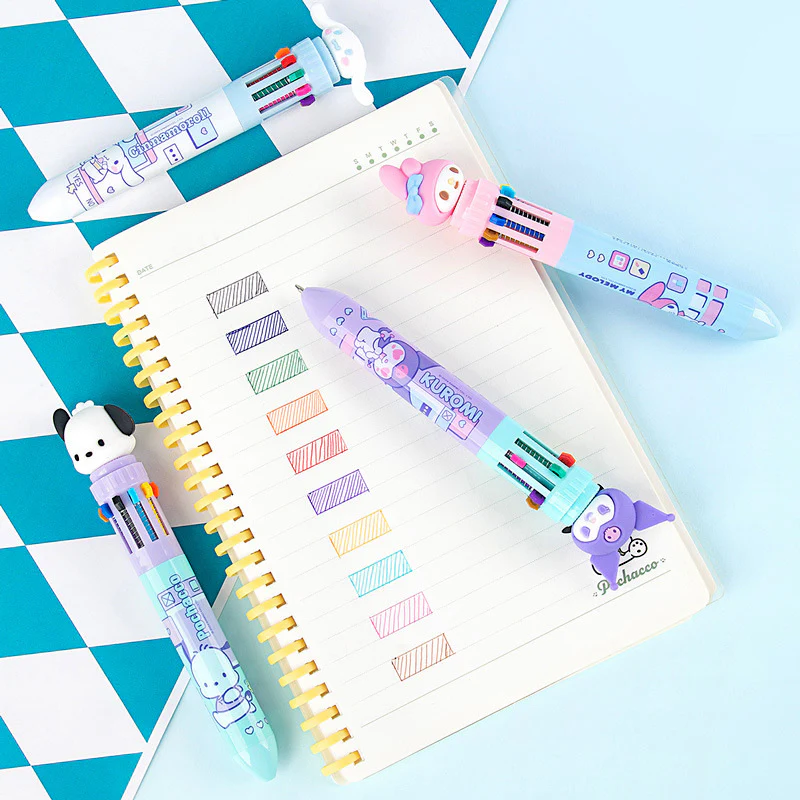 Sanrio Characters 10 in 1 Multi Color Ballpoint Pen