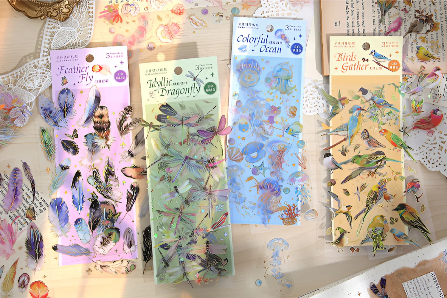 Enchanting Nature Holo Stickers