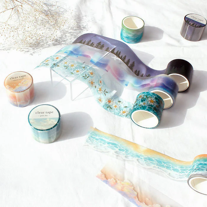Clear Masking Tape Aurora