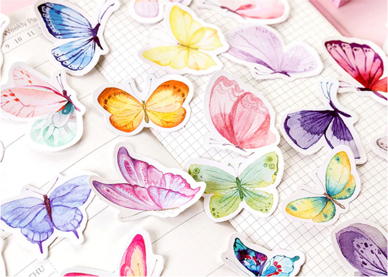 Flower Garden Paper Stickers