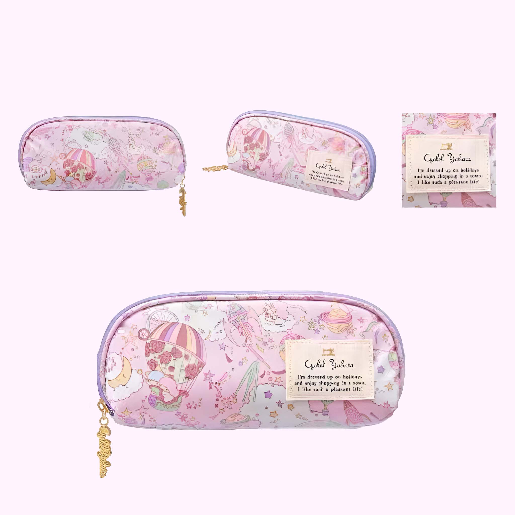 Sanrio x Liberty Fabrics Kiss Lock Floral Glasses Case