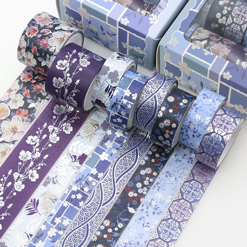 Shades of Blue Washi Tape Set
