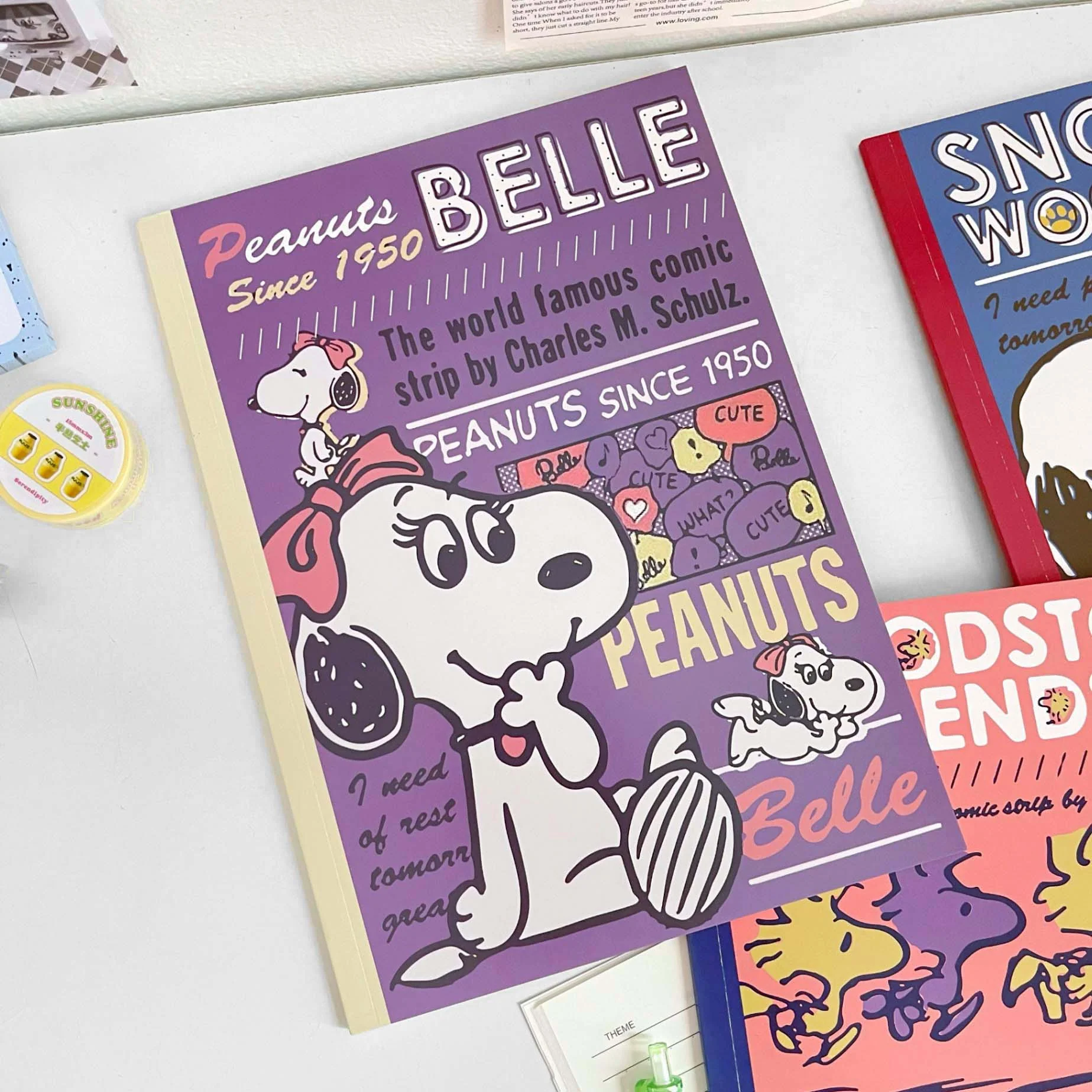 Peanuts Snoopy B5 Notebook
