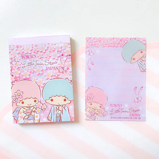 Sanrio Characters Memo Pad Sakura Hana